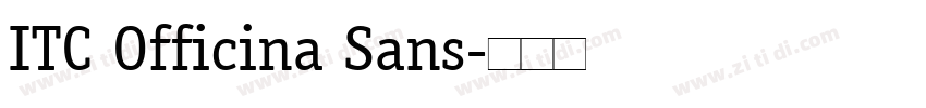 ITC Officina Sans字体转换